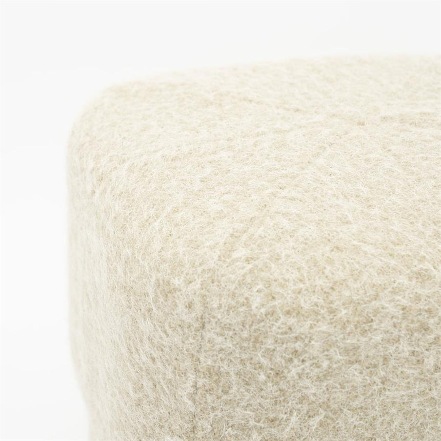 Kelso fabric pouf