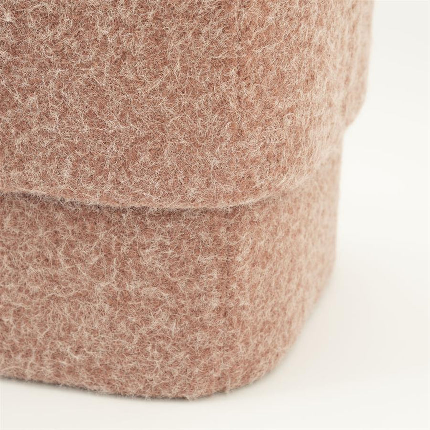Kelso fabric pouf