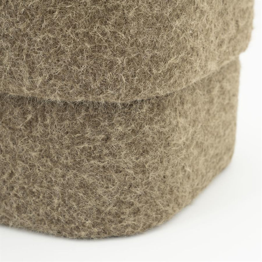 Kelso fabric pouf
