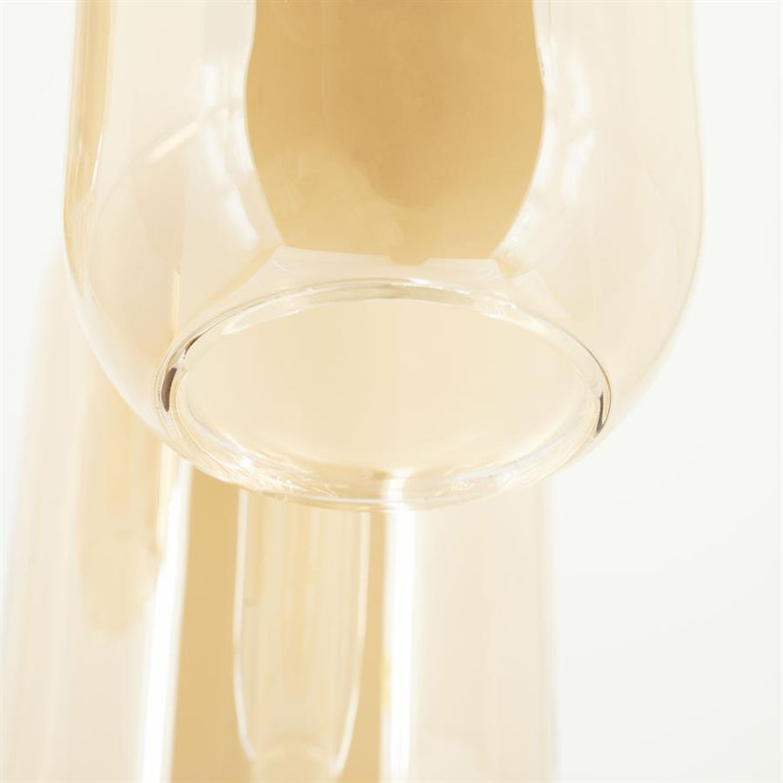 Shona 3 glass pendant lamp