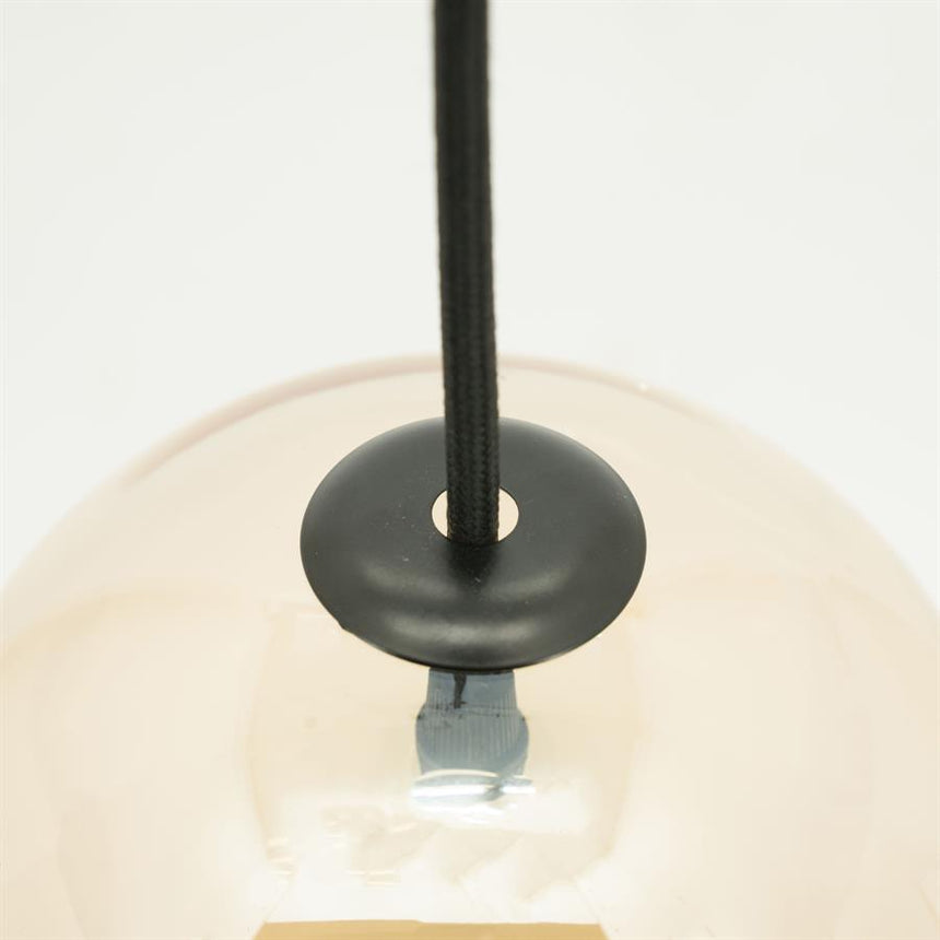 Shona 5 glass pendant lamp