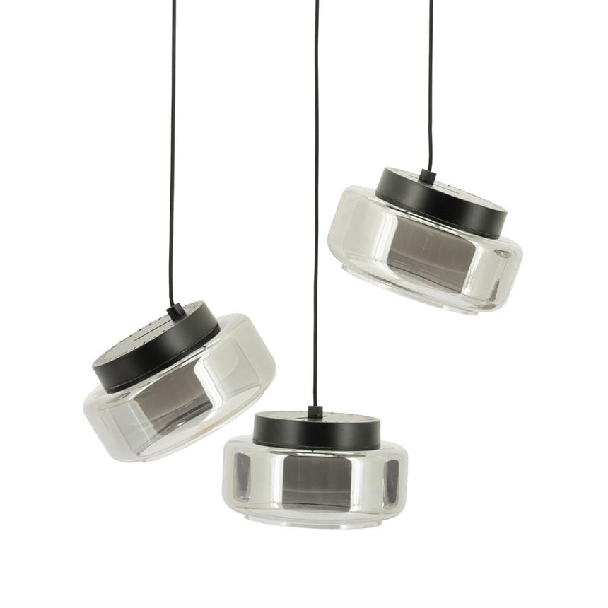 Pivot 3 glass pendant lamp