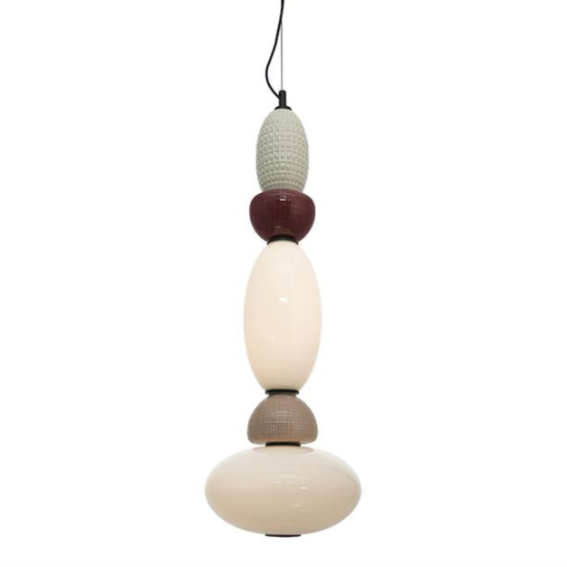 Garca Vertical ceramic pendant lamp