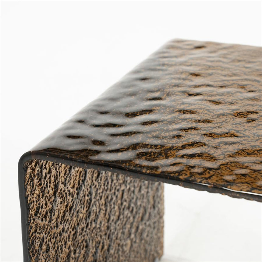 Ripple üveg lerakóasztal