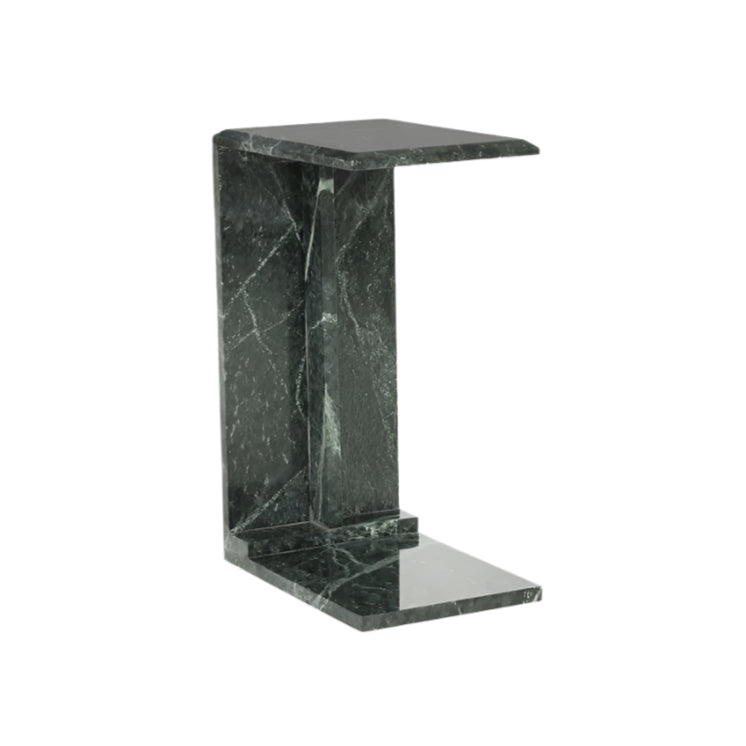 Rosso marble side table