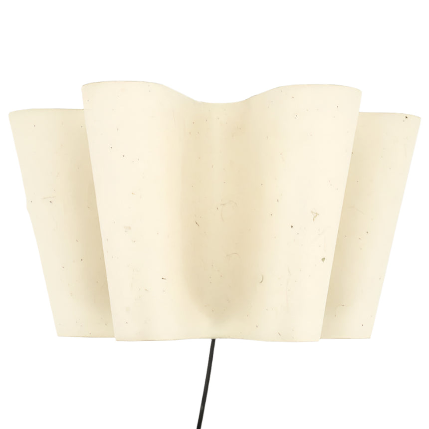 Meander paper wall lamp