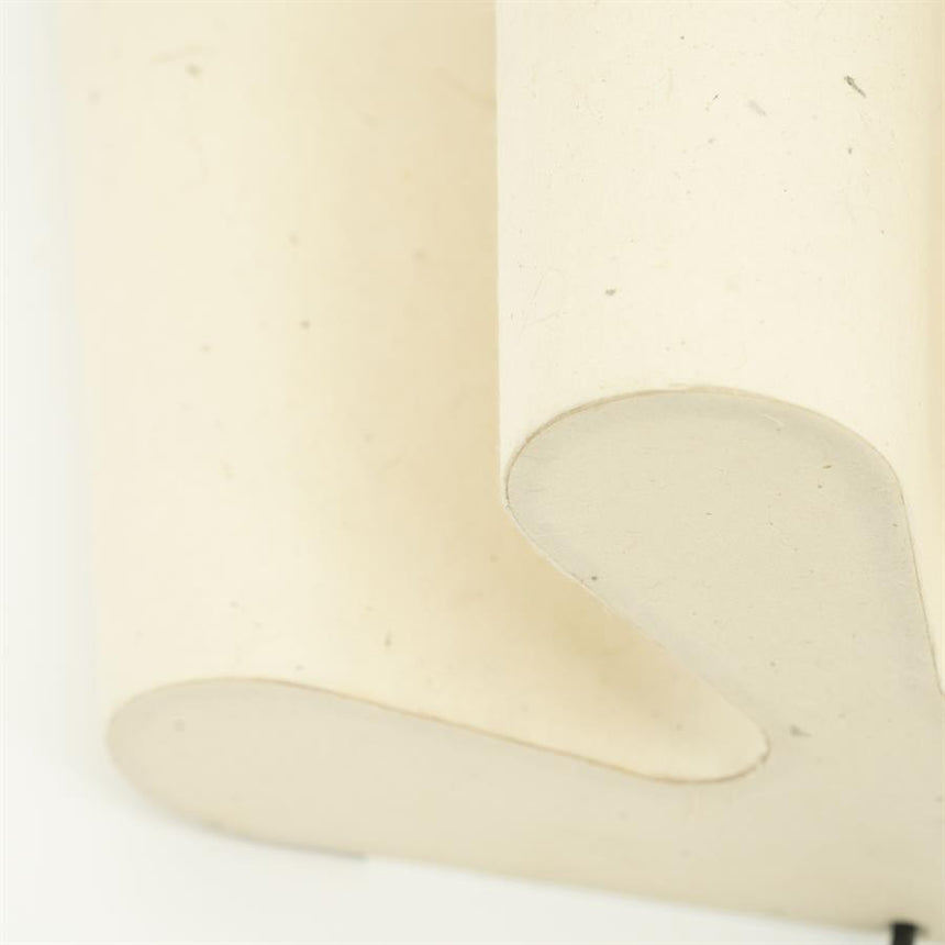 Meander paper wall lamp