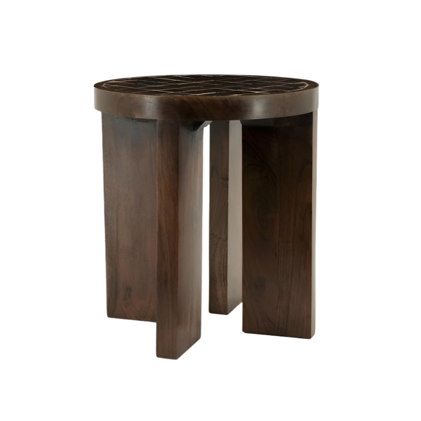 TiledUp wooden storage table