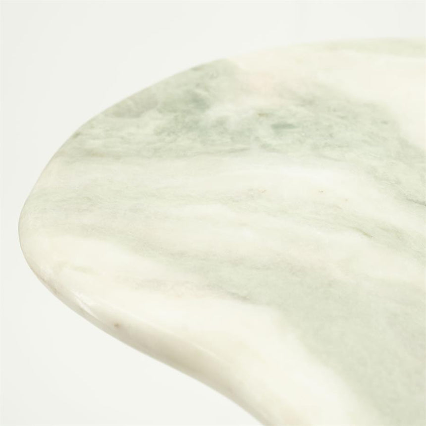 Verde marble side table