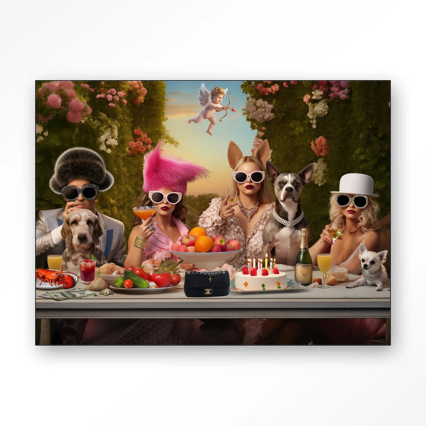 Uptown Table dizájn vászonkép