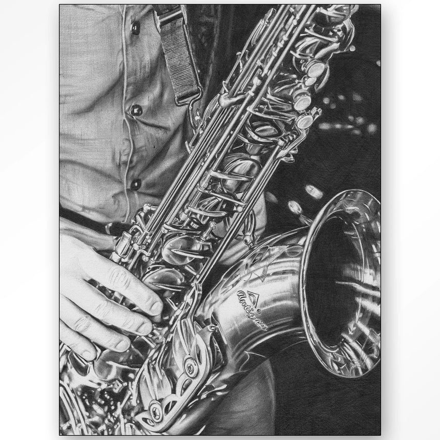 The Man With The Sax dizájn vászonkép