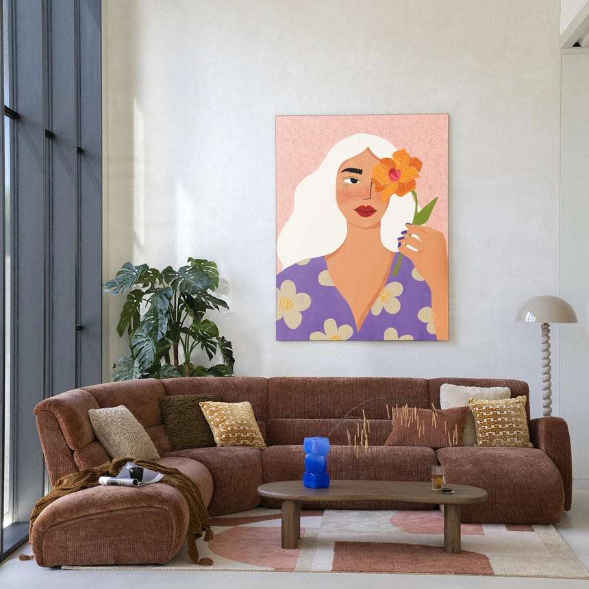 Flower Girly dizájn vászonkép