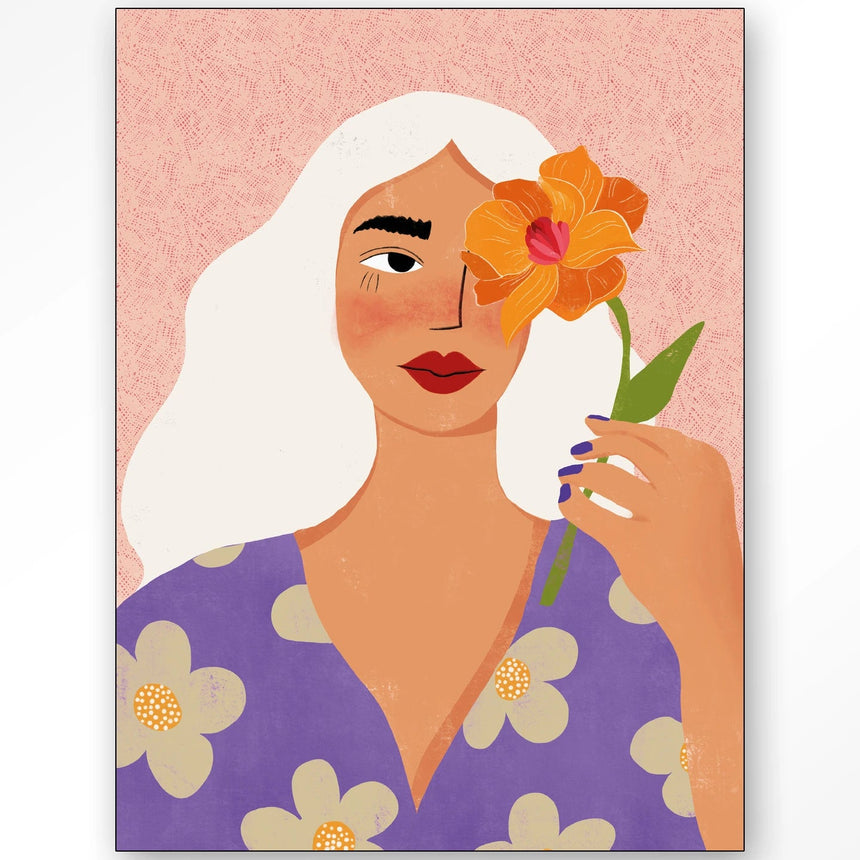 Flower Girly dizájn vászonkép