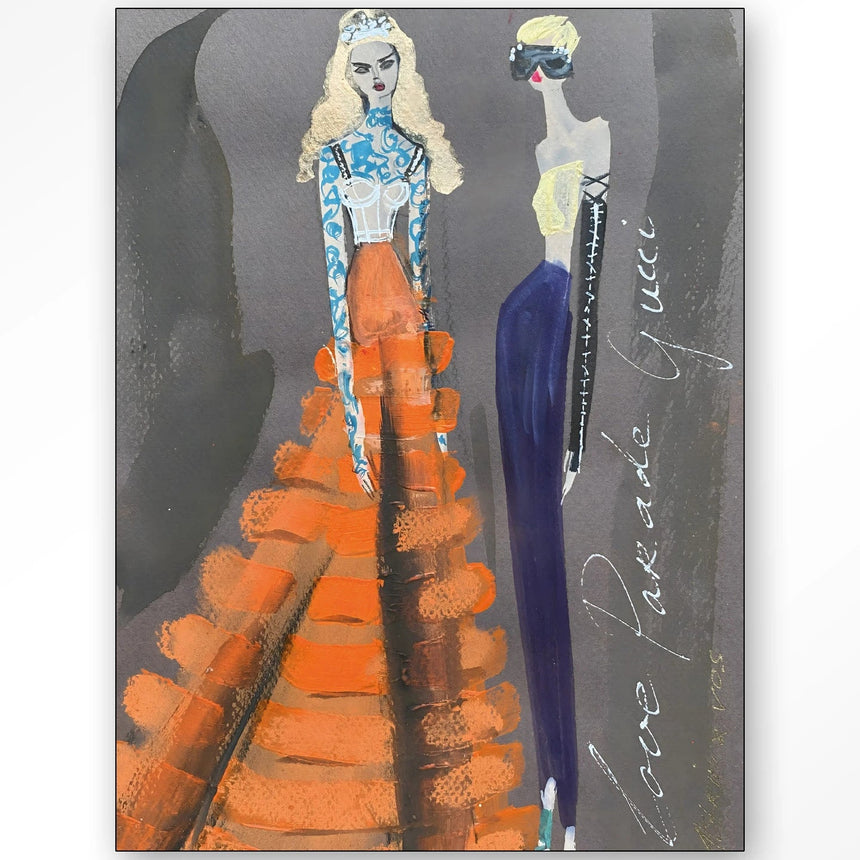 Gucci dizájn vászonkép