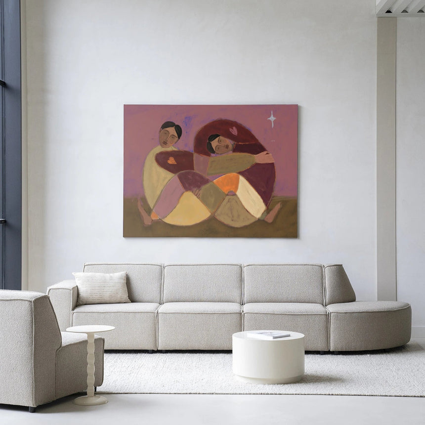 Rolling Sisters dizájn vászonkép