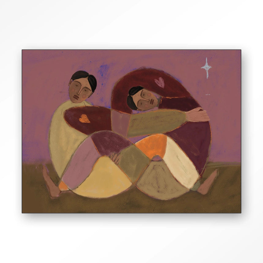 Rolling Sisters dizájn vászonkép