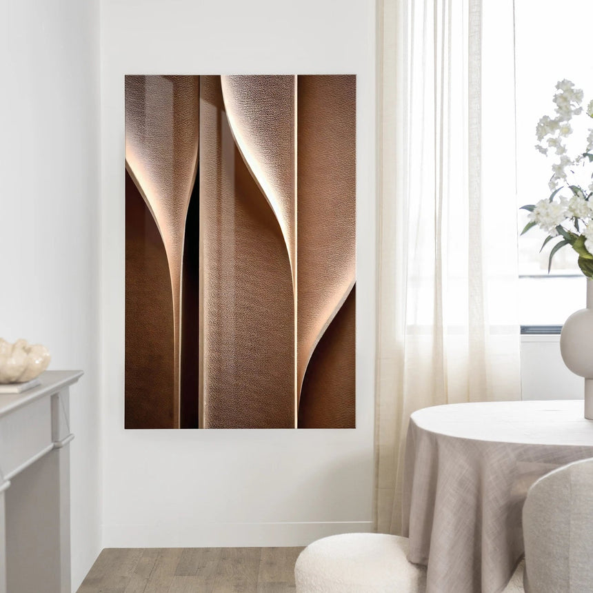 Whispering Curves dizájn vászonkép