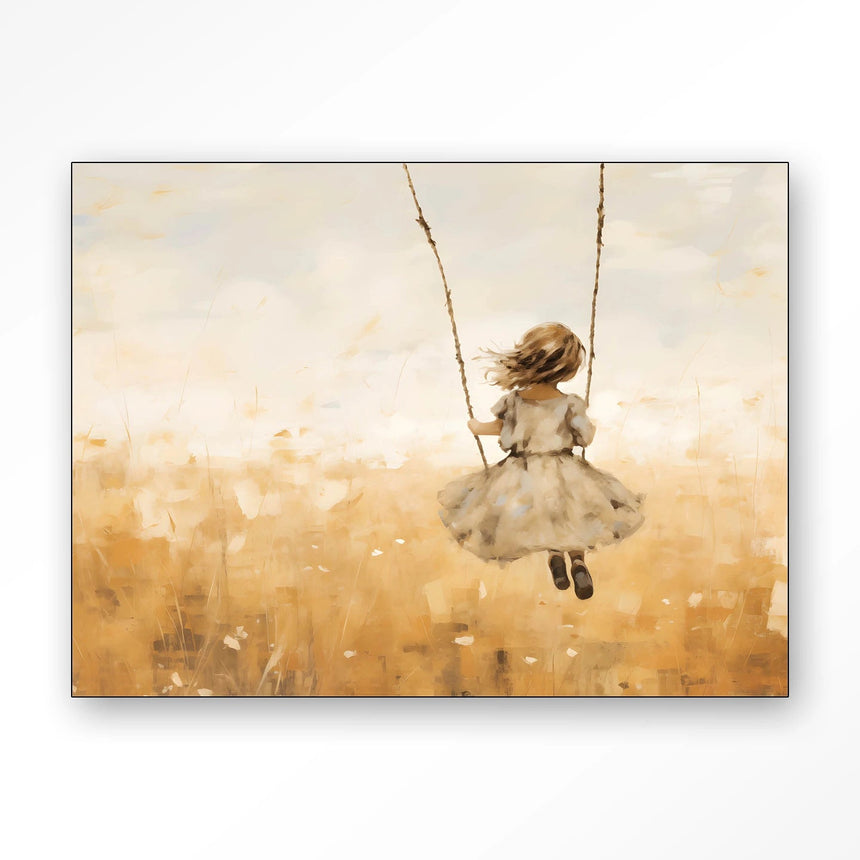 Swinging Girl dizájn vászonkép