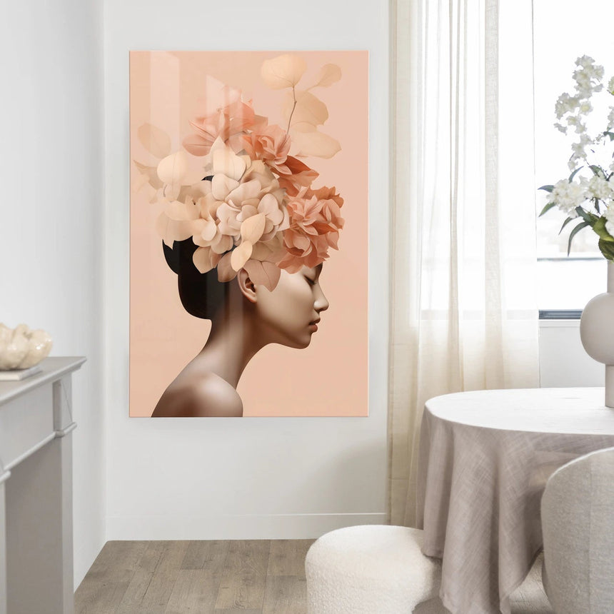 Leave Crown dizájn vászonkép