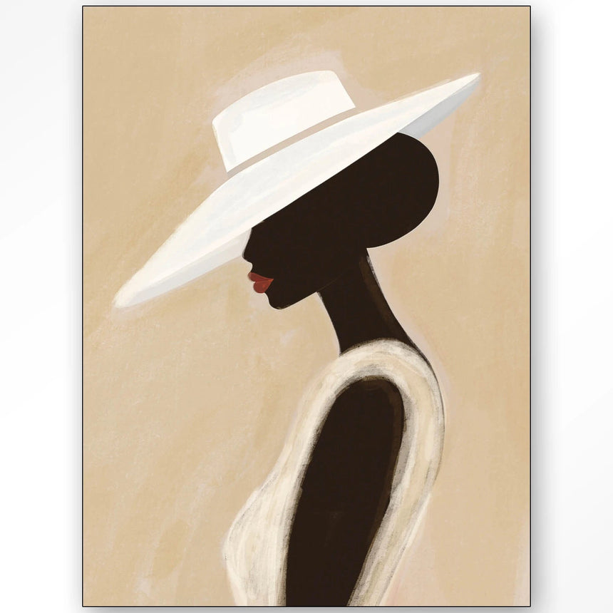 Lady dizájn vászonkép