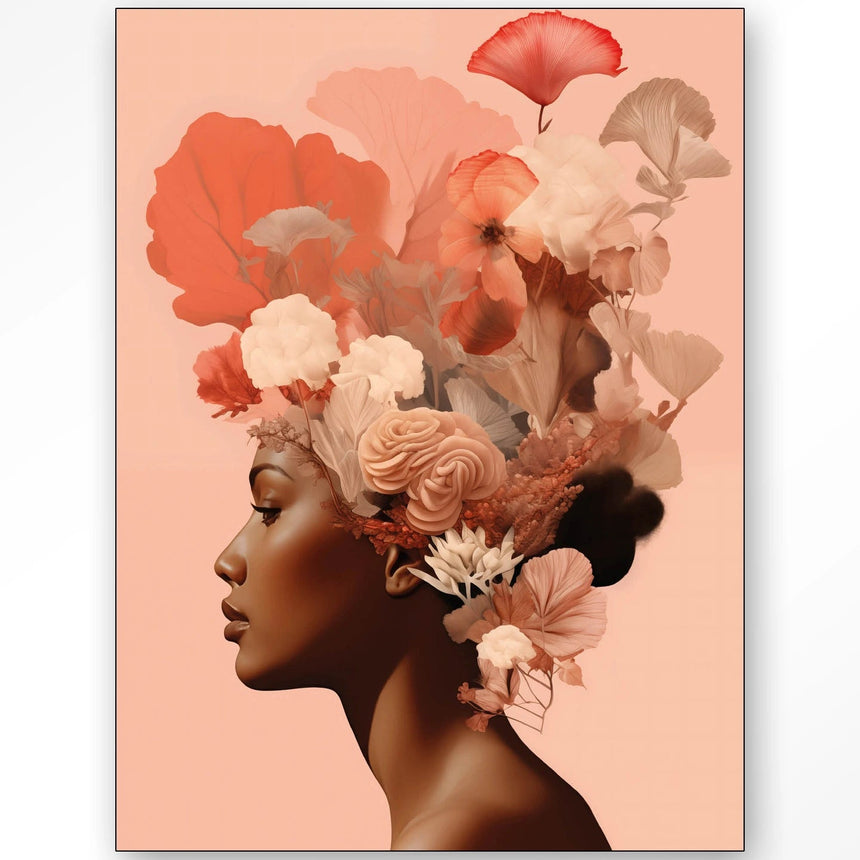 Flower Crown dizájn vászonkép