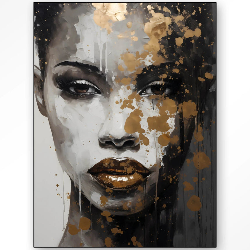 Golden Girl dizájn vászonkép