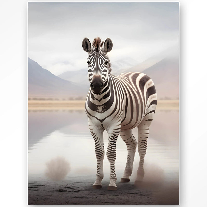 Zebra Mist dizájn vászonkép