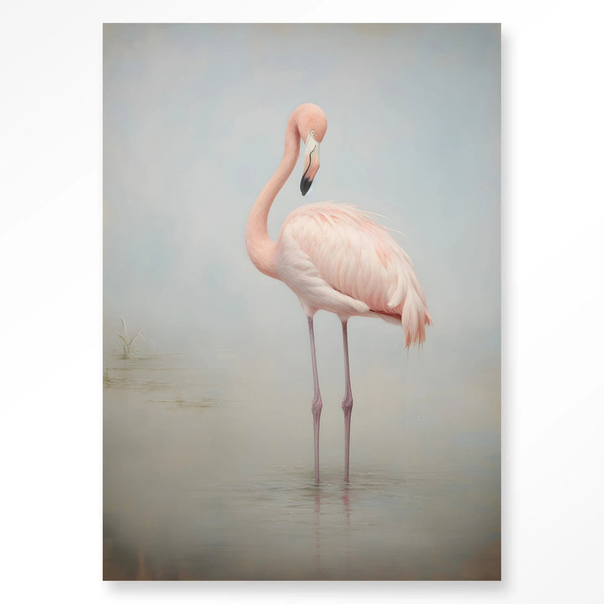 Flamingo Vintage dizájn vászonkép