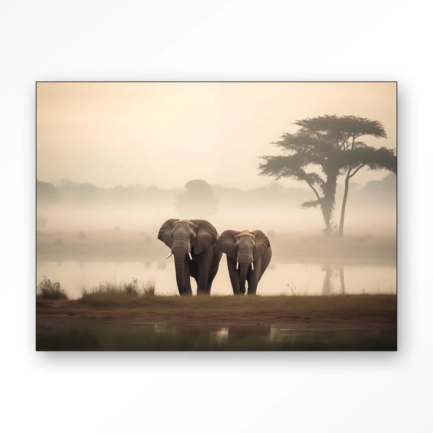 Elephant Mother dizájn vászonkép