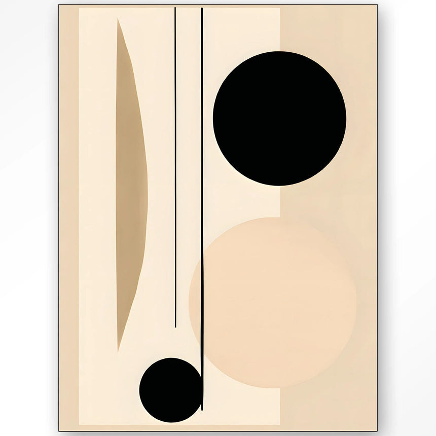 Vintage Porsche Beige design canvas print