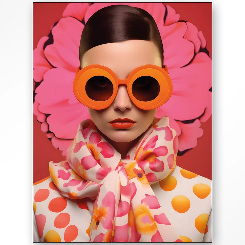 Pink Flower dizájn vászonkép