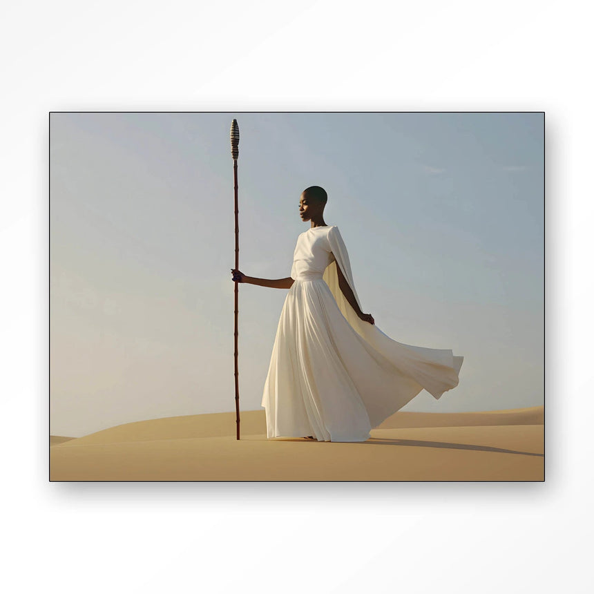 Warrior In White dizájn vászonkép