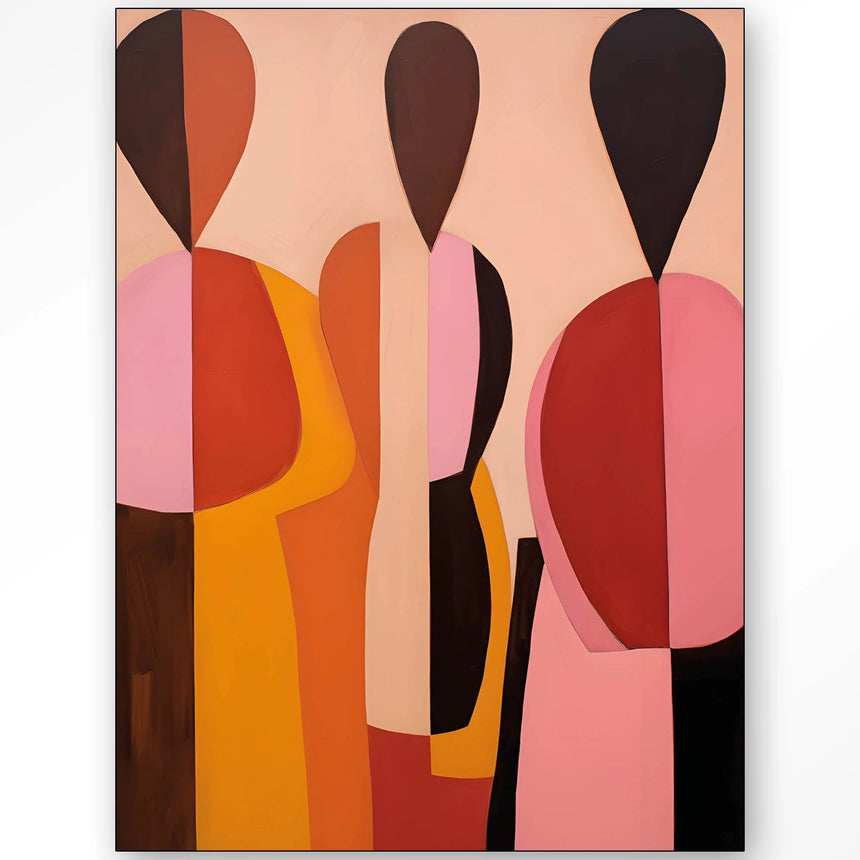 Silhouettes dizájn vászonkép