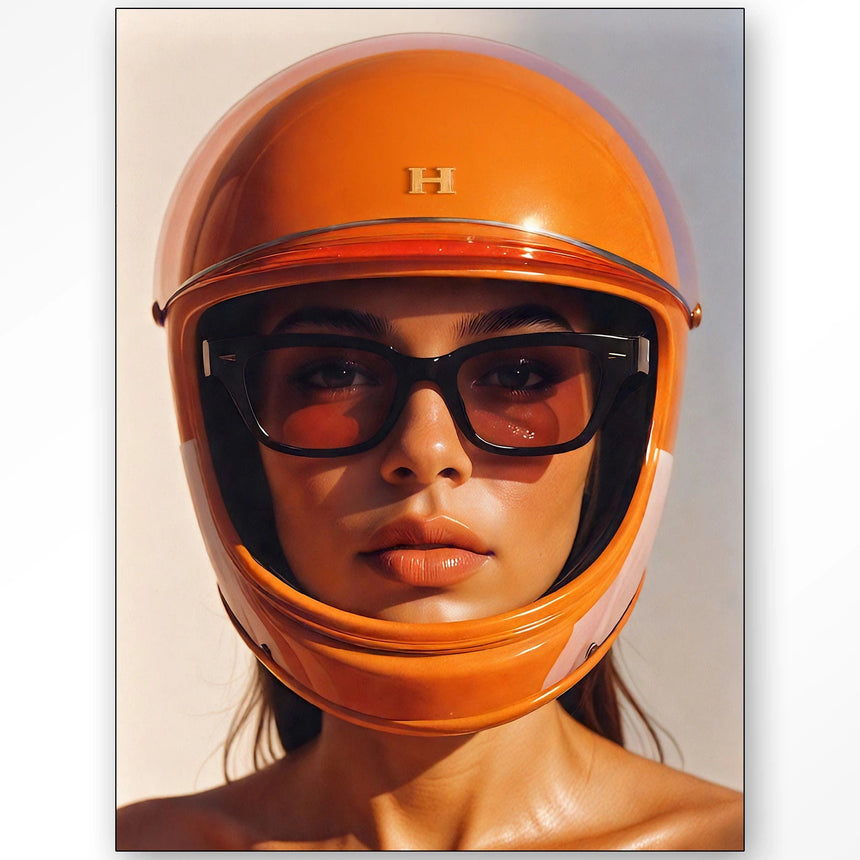 Hermes Helmet dizájn vászonkép