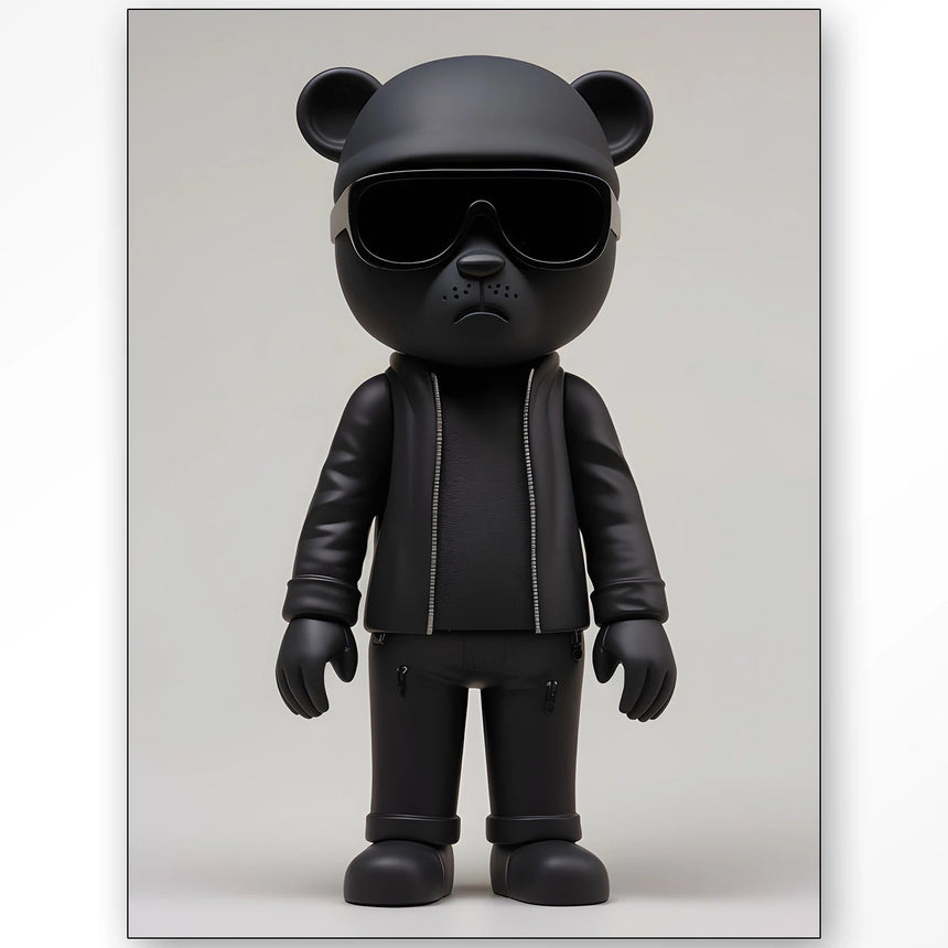 Security Bear dizájn vászonkép