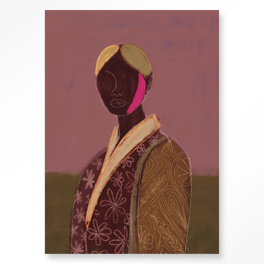 Silhouette Lady 10 dizájn vászonkép