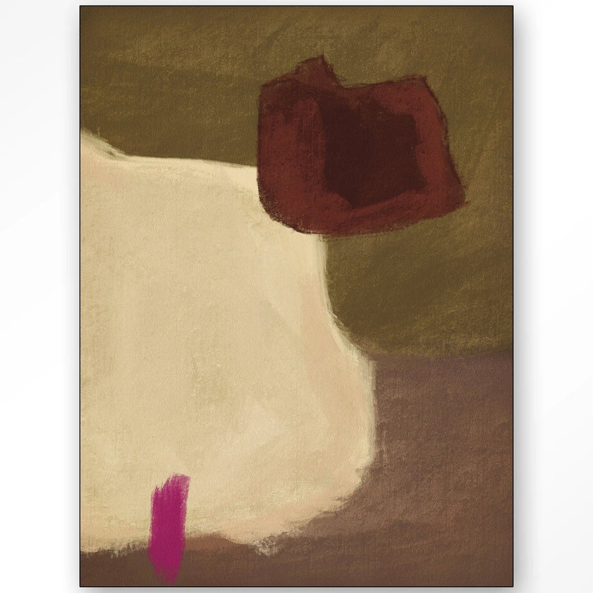 Vintage Porsche Beige design canvas print