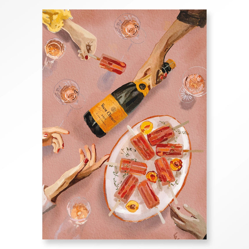 Champagne And Icecreams dizájn vászonkép