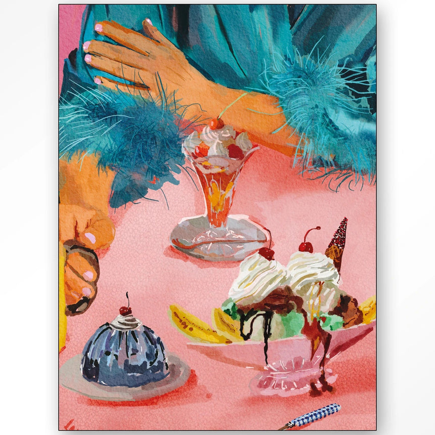 Ice Creams dizájn vászonkép