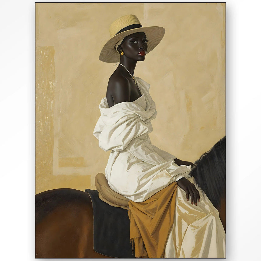 Horseriding Lady dizájn vászonkép