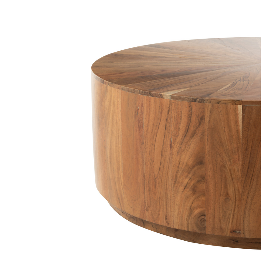 Olive wood coffee table