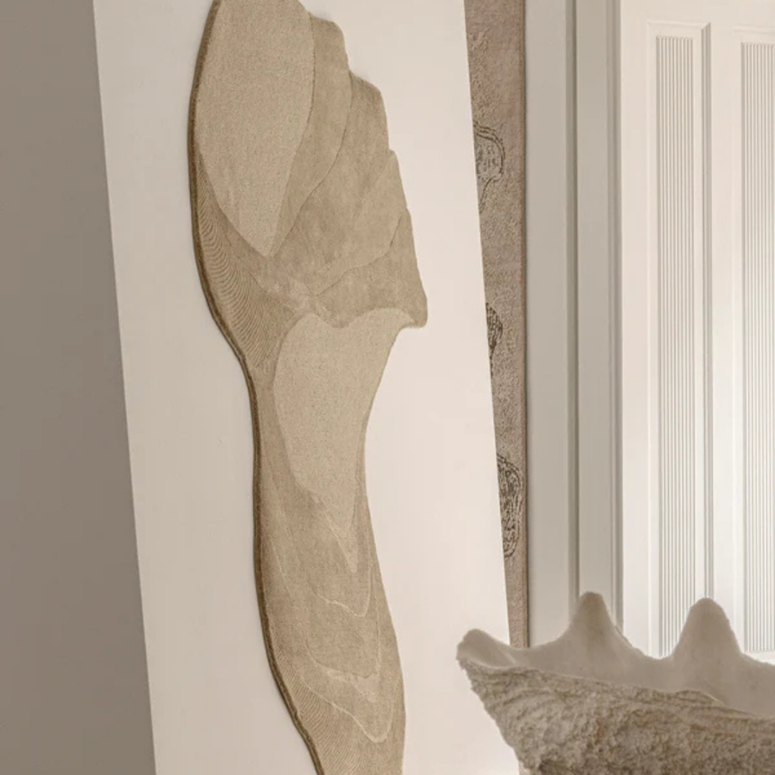 Muted Frontier wool rug