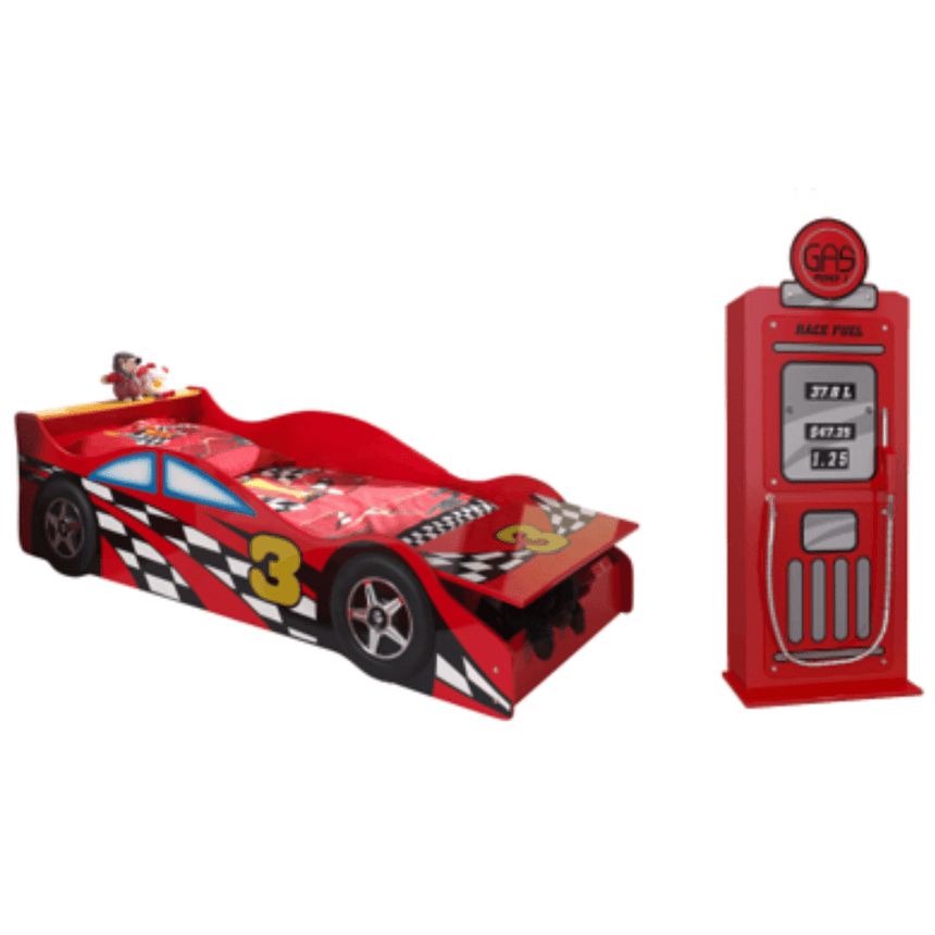 Racing car 02 wooden children's furniture set