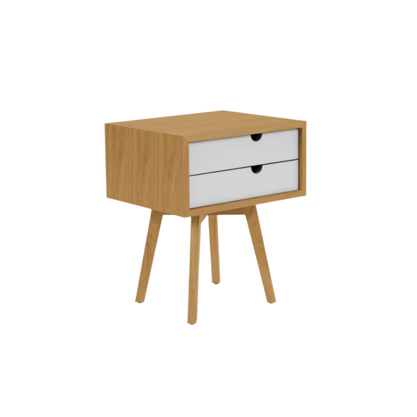 Noa wooden bedside table