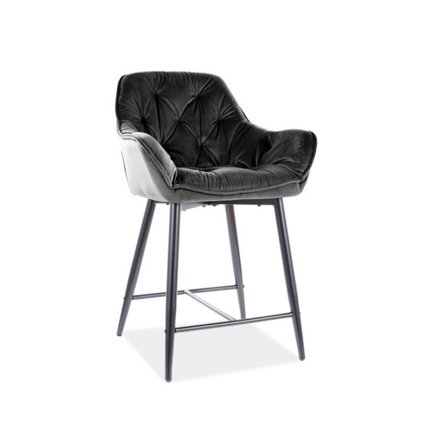 Cherry bársony alacsony bárszék