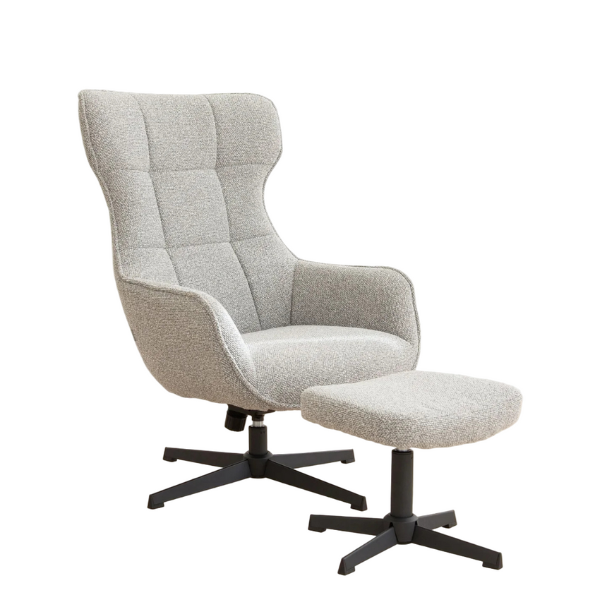 Arset buklé fotel lábtartóval