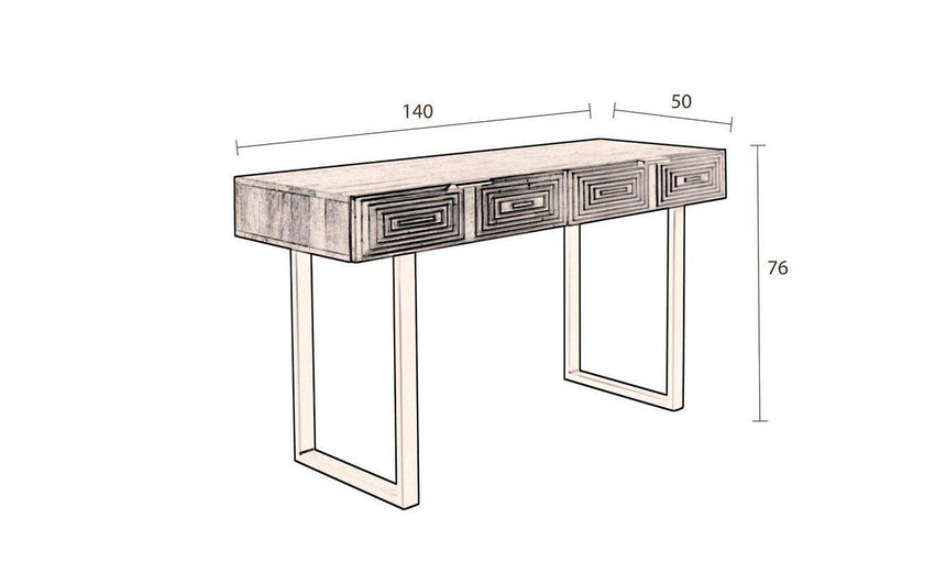 Volan fa konzolasztal-2
