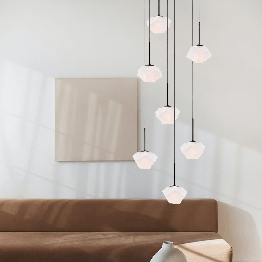 Pezzo üveg függőlámpa