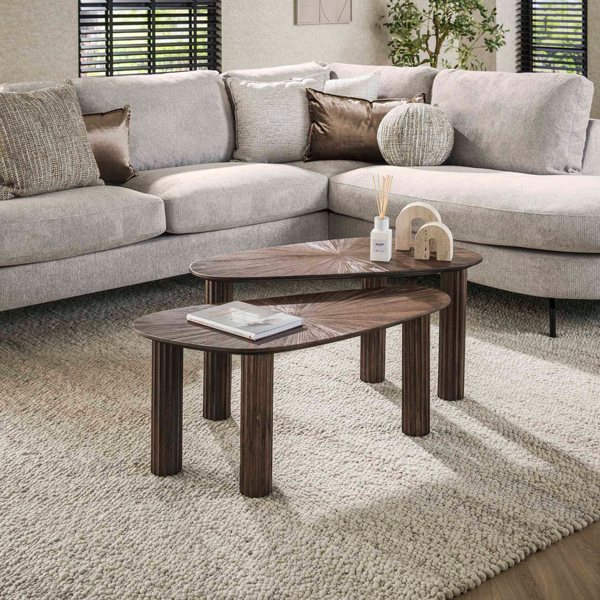 Zistra 095 fa dohányzóasztal szettben