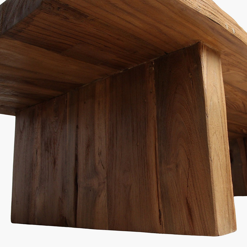 Recycled fa dohányzóasztal